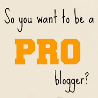 how to become a pro blogger