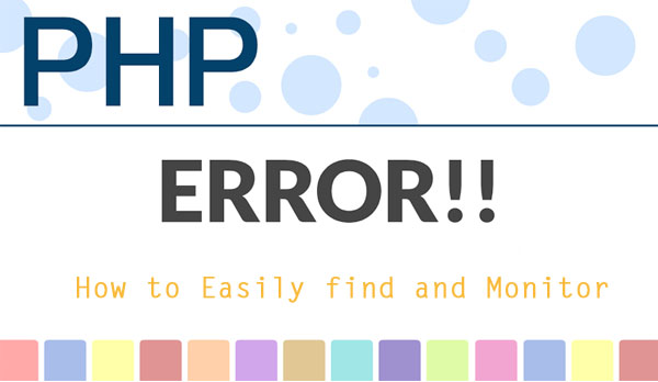 Monitor PHP errors