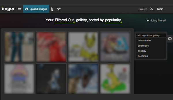 Imgur Tagging and Galleries Features