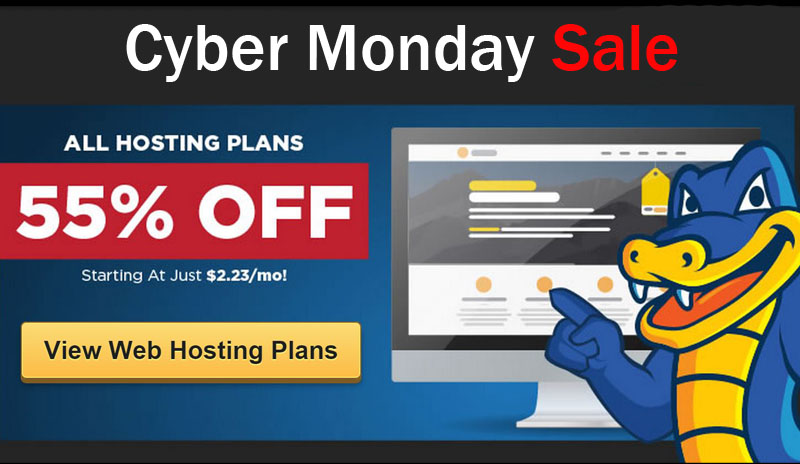 Hostgator Cyber Monday Sale